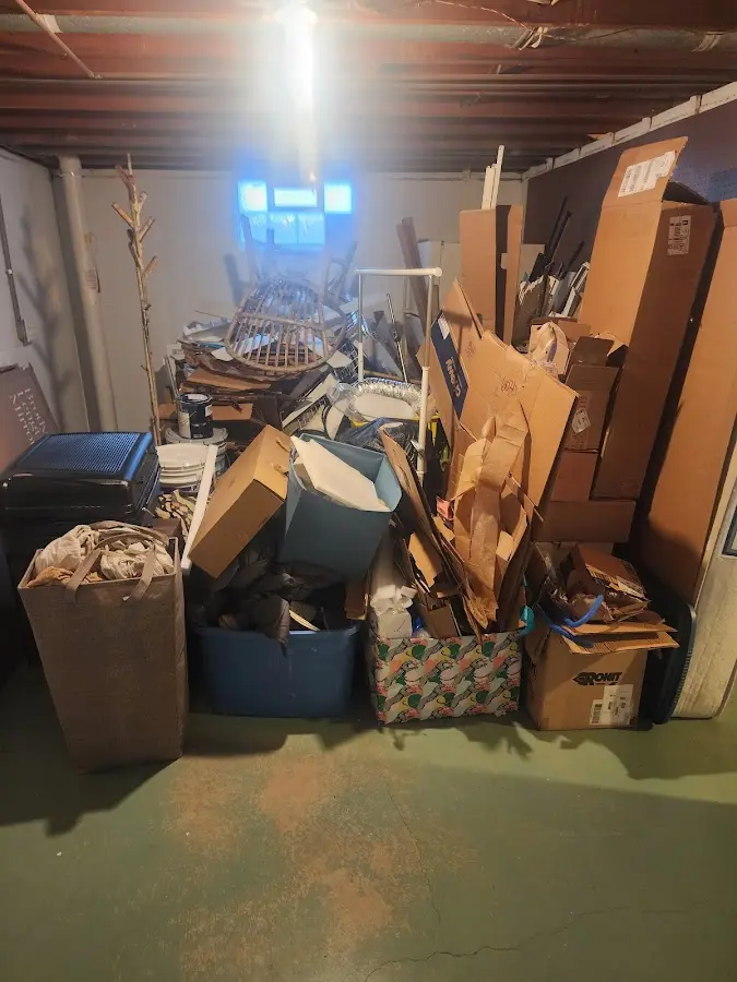 Roll-off dumpster container at job site for Construction Dumpster Rental in Cohoes